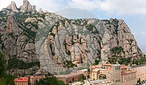 Mountain abbey of Montserrat