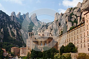 Mountain abbey of Montserrat photo