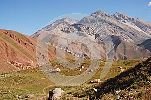 Mountain in aconcagua provincial park