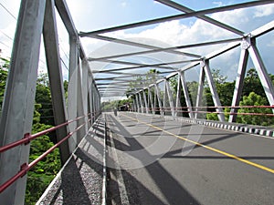 mountain agung karangasem bali bridge