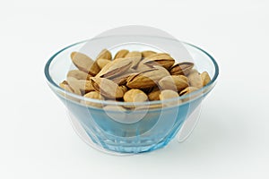 Mountain almond in shell, nutty snack