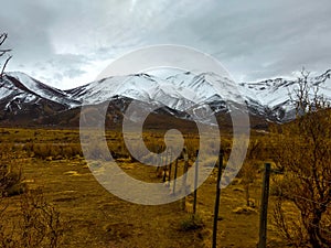 Mountain Andes coordillera Argentina las LeÃÂ±as photo