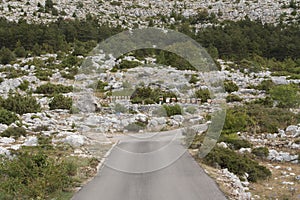 Mountain apiary in Croatian mountains. sveti Jure mountain, Biokovo, Dalmatia, Croatia photo