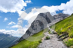 mountain area of the gran sasso italy abruzzo