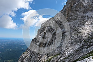 mountain area of the gran sasso italy abruzzo