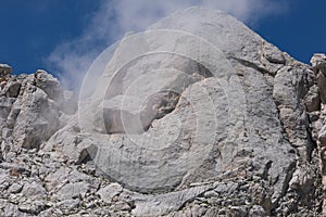 mountain area of the gran sasso italy abruzzo