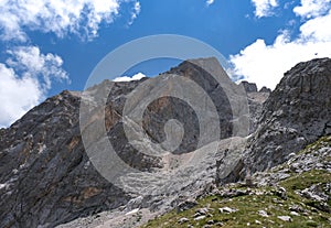 mountain area of the gran sasso italy abruzzo