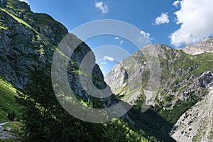 mountain area of the gran sasso italy abruzzo