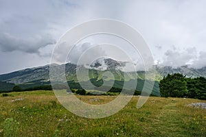 mountain area of the majella abruzzo