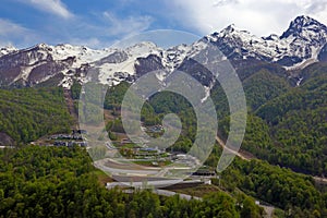 Mountain around Rosa Khutor