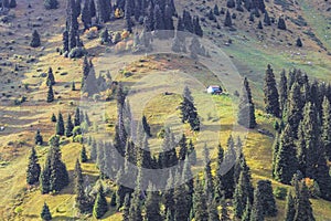 Mountain autumn landscape