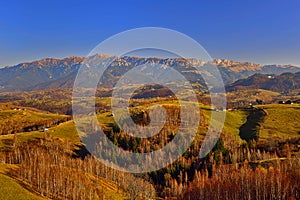 Mountain autumn landscape