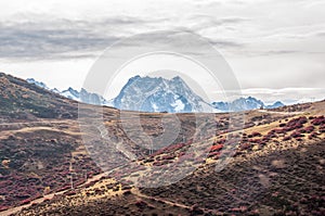 Mountain autumn landscape