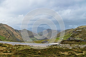 Mountain autumn landscape in Trueba