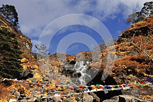 mountain beauty and wilderness of east sikkim, high-altitude himalayan region near chumbi valley