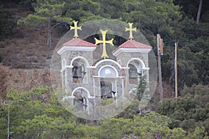 The mountain bell tower photo