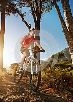 Mountain bike athlete