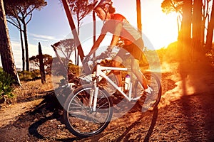 Mountain bike athlete