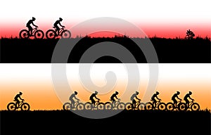 Mountain bike banner photo