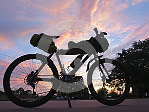 Mountain Bike for bicycle touring and bike packing