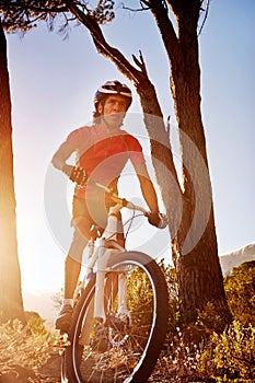 Mountain bike athlete