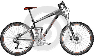 Mountain bike full-suspension photo