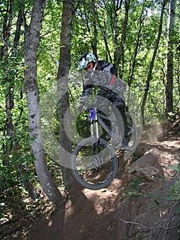 Mountain bike jump 13 photo