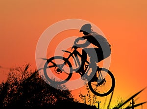 Mountain bike racer