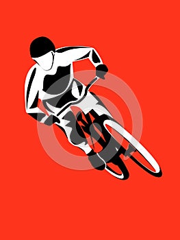 Mountain bike rider