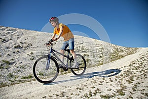 Mountain bike.Sport and healthy life.Extreme sports.Mountain bic