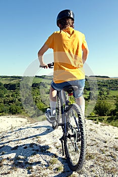 Mountain bike.Sport and healthy life.Extreme sports.Mountain bic