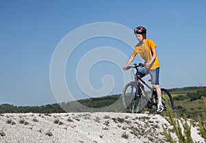 Mountain bike.Sport and healthy life.Extreme sports.Mountain bic