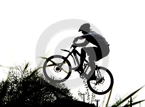 Mountain biker