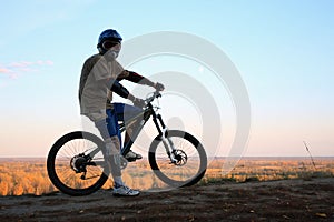 Mountain biker