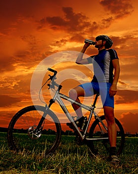 Mountain biker