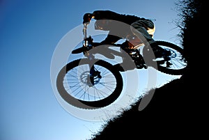 Mountain biker