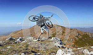 Mountain biking