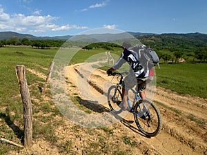 Mountain biking