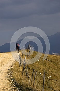 Mountain biking