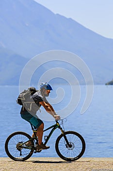 Mountain biking on Lake Garda, Sentiero della Ponale, Riva del G