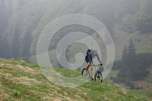 Mountain biking spring photo