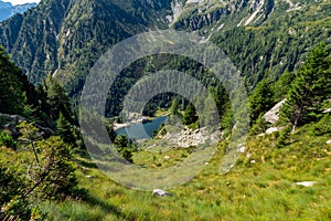 Mountain blue lake - Cinque Laghi trail