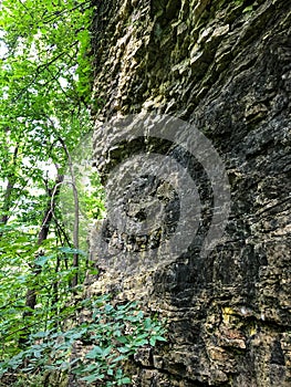 Mountain bluffs in Janesville, Wisconsin