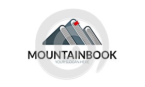 Mountain Book Logo Template