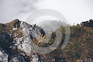Mountain Breitenstein in autumn