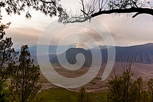 Mountain Bromo volcano - island Java Indonesia