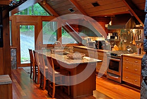 Mountain Cabin Kitchen