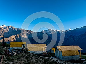 Mountain camp - Himalayas