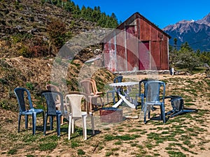 Mountain camp - Himalayas