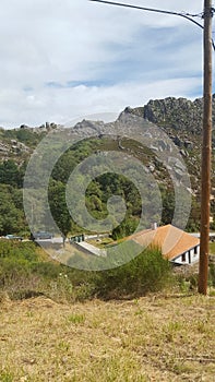 A mountain in Castro Laboreiro, Portugal photo